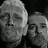 Black background with grayscale photo of two men and red pixelated text reading EVERY-ONE LOVES JONS!
