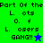 A split-screen digital image with four quadrants displaying text and star symbols in varying color schemes.