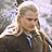 A pixelated contact sheet showing two frames of an animated Lord of the Rings icon with a character and movie title text.