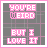 A 5x5 grid of animated frames showing a pixel art icon with pink text on gray background, displaying variations in the word "WEIRD" and heart symbols across sampled frames.