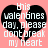 Pixelated pink background with black broken heart shape and white text reading 'this valentines day, please dont break my heart' in blocky font.