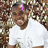 A person in a white shirt appears in three separate frames with pink text overlays reading 'i', 'love', and 'robinho' against a blurred background.