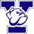 Pixelated blue and white icon featuring a stylized 'Y' with a football inside its loop, framed by rectangular shapes at top and bottom.