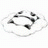 Pixelated grayscale image of a stylized animal face with dark patches on a white background, alongside text reading 'AnimeIM' and 'com' on black.