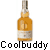 Pixelated static image of a bottle with orange liquid and silver cap, below which is black text reading "Coolbuddy" on white background.
