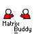 Red and white pixelated figures with circular heads, some holding a white ball, arranged in on gray background