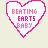 Six heart-shaped pixel art icons arranged in a 3x2 contact sheet, each with pink outline and white fill containing text variations of "BEATING HEARTS BABY".