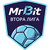Pixelated shield-shaped icon with dark blue background, light blue border, and central light blue soccer ball graphic.