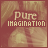 repeated 'Pure IMAGINATION' icons with a sepia-toned background showing two figures in an embrace, some text partially obscured