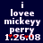 Pixelated text on dark blue background with red heart symbols replacing parts of the date.
