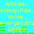Pixelated text in yellow and green on cyan background with repeated phrases and 'KRAZY!' in green, arranged in a -like pattern