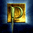 Animated golden pin icon with a green 'P' symbol, transitioning through multiple states against dark blue background.