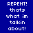 Blue background with white pixelated text repeating 'REPEnt! thats what im talkin about!' across multiple , each highlighted by a green rectangular block