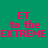 Green background with pink text 'ET to the EXTREME' arranged in four , each showing different combinations of text placement and beige rectangular overlays