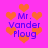 Pixelated icon with bright pink background, orange hearts, and blue text reading "Mr. Vander Ploug" in four quadrants.