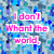 Pixelated blue and purple background with pink text reading "I don't want the world, But you don't know it :(" and "Only you..." in a static image.