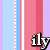 Pixelated icon with vertical stripes in light purple, light blue, pink, and white; partial text 'il' visible at bottom right.