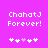 Pixelated text 'ChahatJ Forever!' on bright pink background with five white and one light purple heart symbols below.