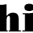 Black stylized 'h' characters with rounded tops on white background, animated text and color changes