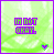 A 2x2 contact sheet of three animated frames showing a green pixelated background with purple text "IM NOT OKAY." and a small heart symbol in one frame.