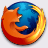 Static pixelated icon of an orange fox curled around a blue globe with yellow-orange flame-like ring, set against transparent background.