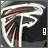 Animated sequence of a stylized falcon head logo with red, white, and black colors, accompanied by changing text elements below it.