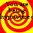 Four identical display red and yellow spiral patterns with black text reading "You are being hypnotized" in a pixelated font