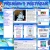 Static pixelated image showing a grid of small square thumbnails with blue borders, some containing indistinct figures and objects against light backgrounds.