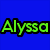 Blue background with green and black text reading 'Alyssa and Buzz Are Lucky Charms!' and 'Sam is my... Best Friend!' over a beach scene.