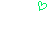 Green pixelated heart shape on white background, static display.