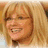 A pixelated image shows a smiling person with blonde hair on the left, and teal text blocks reading "BONNIE HUNT" on the right.