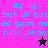 Pixelated text reads 'ily ily but ur not as good as nick jonas' with a black star on pink background and a pink star on black background.
