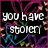 Two side-by-side pixelated images: left shows 'you have stolen' text over dark abstract background; right displays 'my heart' in purple block letters above swirling pink-and-white design.