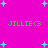 Bright pink background with cyan starbursts and four green "JILLIE<3" text instances arranged in two