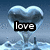 A four- displays a heart-shaped cloud formation over water with overlaid text reading "love means nothing to a tennis player" in black rectangular boxes