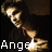 A 48x48 pixel animated contact sheet showing two side-by-side frames of a person in dark clothing with the word "Angel" displayed below, where the left frame shows white text and the right frame shows red text.