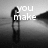 Black-and-white image of a person standing on a beach with text overlay reading 'you make me believe in miracles' across four