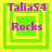 Four identical square icons with green backgrounds, yellow borders, and pink text reading 'TaliaS4 Rocks' arranged in a