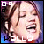 nine pixelated images showing a person with brown hair and earrings, each displaying the word 'KELLY' in blue text below
