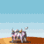 Pixelated character rides a cow across multiple sky and ground backgrounds with cloud and terrain variations.