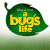 Green leaf-shaped icon with yellow text reading 'bog's life' in pixelated font, set against a light green gradient background.