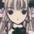 A pixelated anime-style character with light brown hair and large dark eyes appears on the left side of a contact sheet, while the right side displays stylized text "Anime IM" above a smaller signature-like mark against a black background.