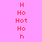A vertical sequence of red text on pink backgrounds showing variations in letter case and spacing across two color zones.