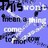 Pixelated blue background with white and dark blue text reading 'This won't from a thing' in a distorted, fragmented style.