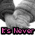 Black-and-white image of hands in a sleeve, with pink text overlays reading 'It's Never', 'Easy', and 'Letting Go' across different frames.