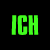 Green pixelated text on black background with white skull and crossbones symbol, gray rectangle in bottom right corner.