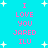 Pixelated cyan background with white starbursts and pink text repeating 'I LOVE YOU JARED ILU' in two vertical
