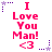 Pixelated text and symbols arranged in a pattern with repeated phrases, stars, and heart icons on white background