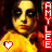 A static image of a person with dark hair and heavy eye makeup, wearing a yellow top with red accents, positioned next to vertical text reading 'AMY LEE' in red block letters.
