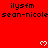 Red background with repeated text and heart symbols, showing partial gray overlay in bottom-right corner.